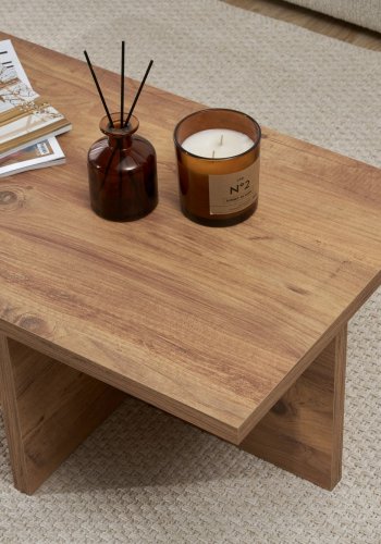 NORDVRK Harbor sofabord, rektangulr - Atlantic Pine melamin (120x45)