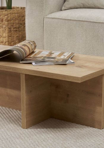 NORDVRK Harbor sofabord, rektangulr - Sapphire egetr melamin (120x45)