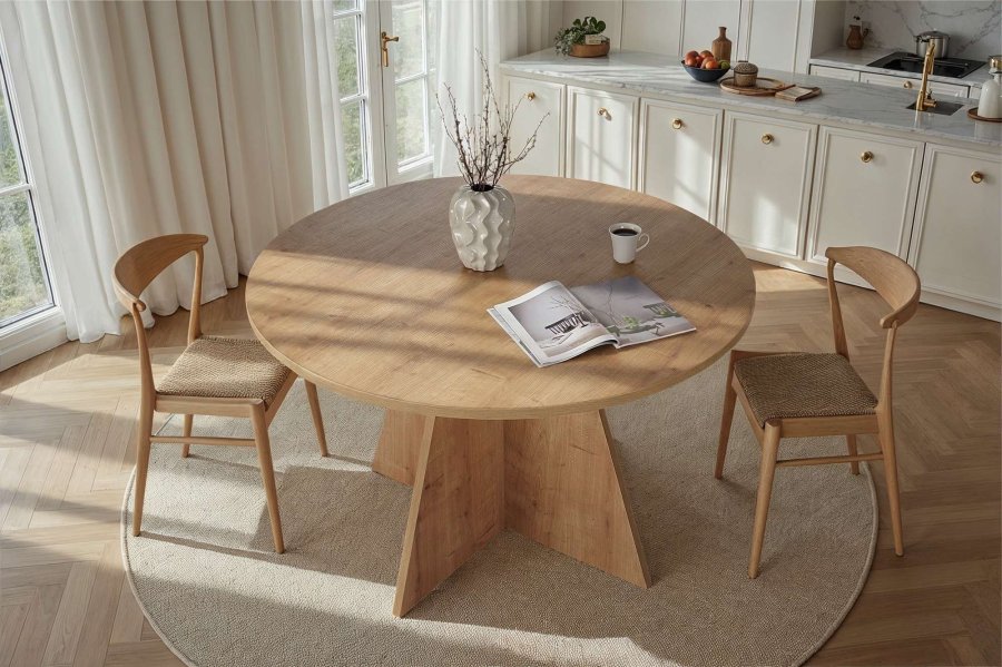 NORDV&Auml;RK Virella  Spisebord i safirglass