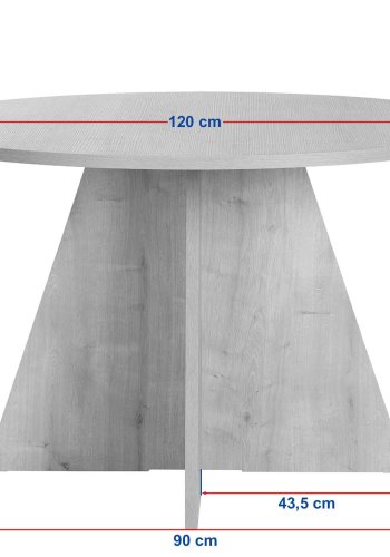 NORDV&Auml;RK Virella  Spisebord i safirglass