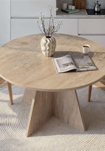NORDV�RK Virella - Travertin spisebord