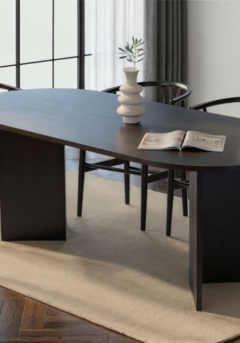 NORDV�RK Sable � Spisebord i sort tre