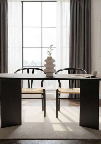 NORDV�RK Sable � Spisebord i sort tre