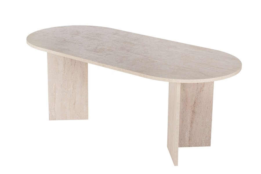 NORDV&Auml;RK Sabella  Travertin spisebord