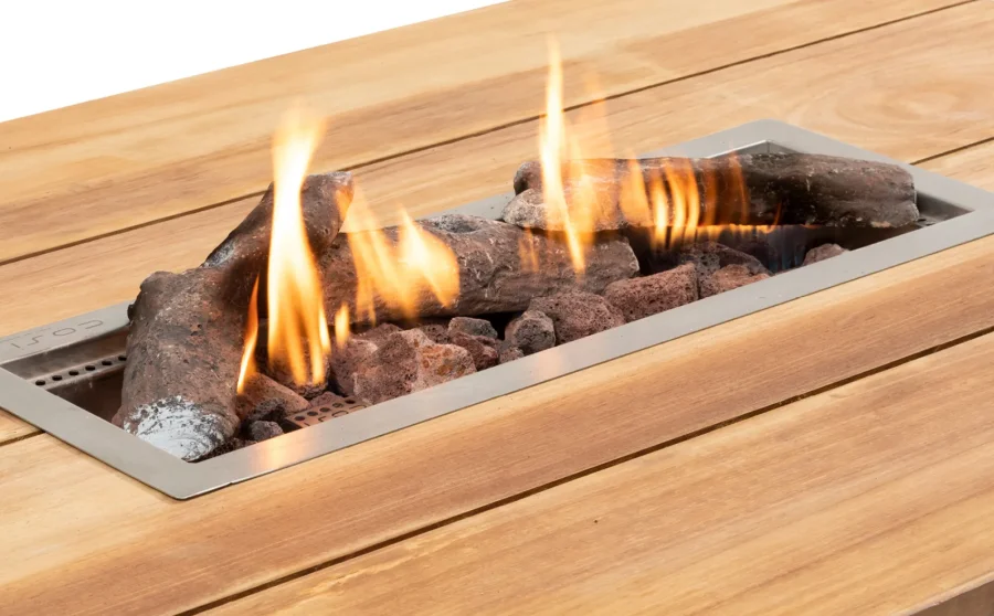 COSI FIRES Cosiburner Brennholzstücke - graue Keramik (3er-Set)