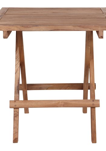 HOUSE NORDIC Bilbao sofabord - naturlig teak, firkantet (50x50)