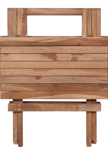 HOUSE NORDIC Bilbao sofabord - naturlig teak, firkantet (50x50)