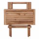 HOUSE NORDIC Bilbao sofabord - naturlig teak, firkantet (50x50)