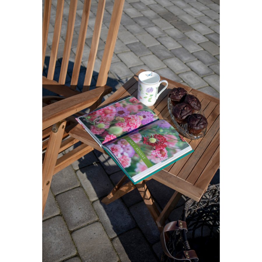 HOUSE NORDIC Bilbao sofabord - naturlig teak, firkantet (50x50)