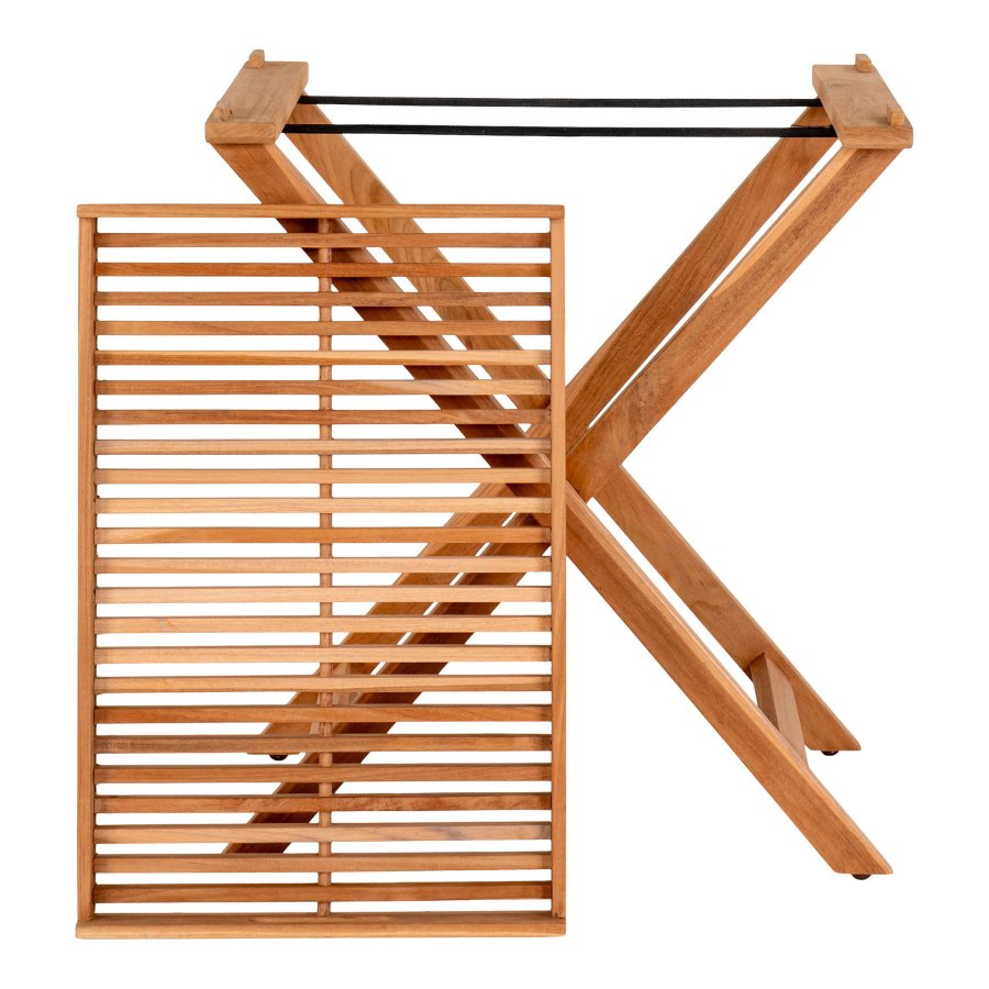 HOUSE NORDIC Ronda brettbord, sammenleggbart - naturlig teak (60x40x70)