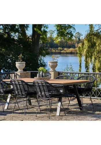 HOUSE NORDIC Toronto spisebord - Spisebord, ikke-tre, naturlig<br>100x220x74 cm