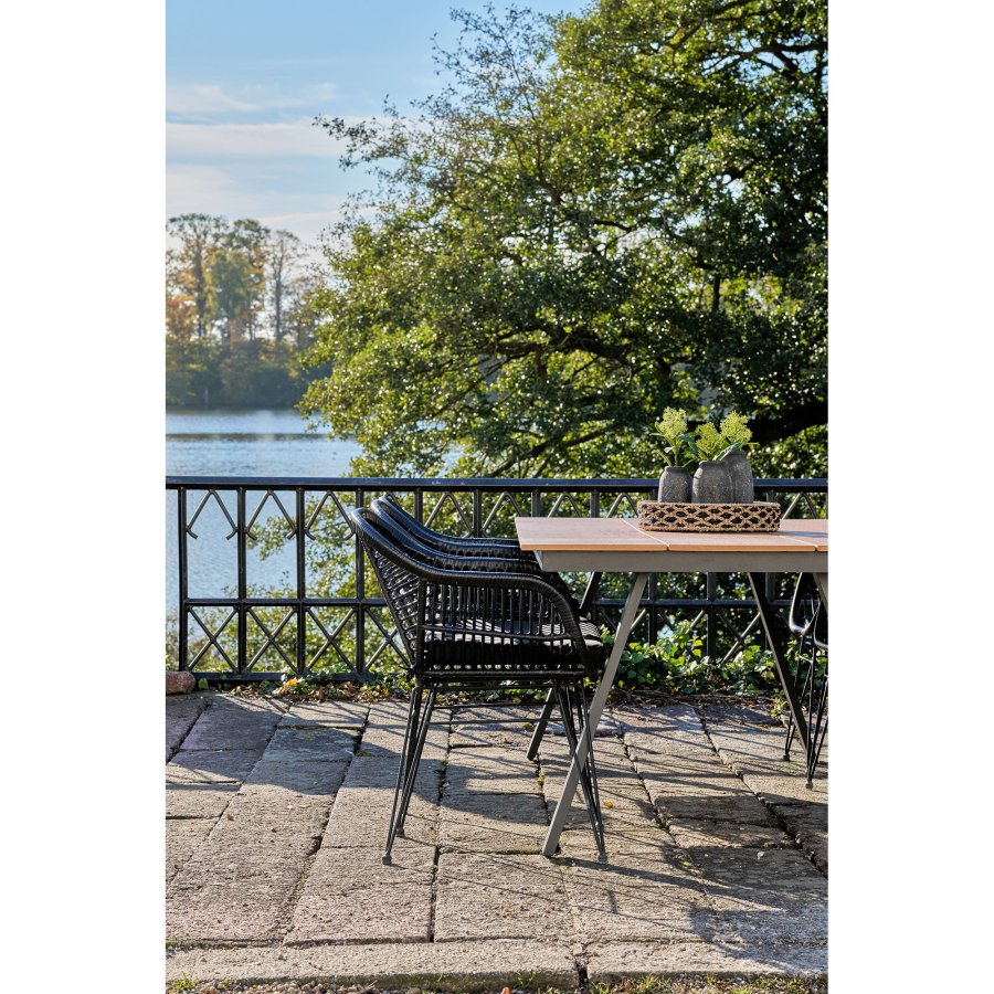 HOUSE NORDIC Toronto spisebord - Spisebord, ikke-tre, naturlig<br>100x220x74 cm