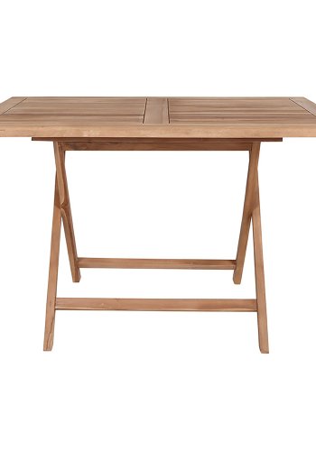 HOUSE NORDIC Oviedo spisebord - naturlig teak, rektangulrt (120x80)