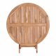 HOUSE NORDIC Oviedo spisebord - naturlig teak, rundt (100)