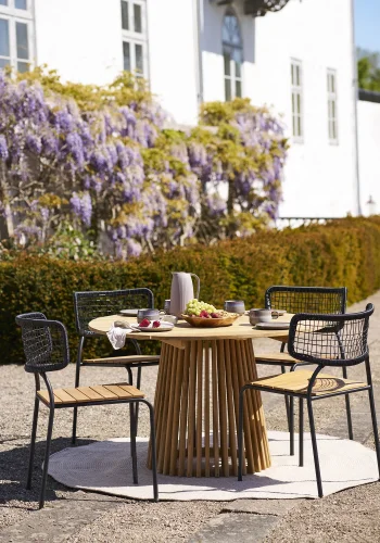 HOUSE NORDIC Lorca spisebord - Spisebord, teak, naturlig<br>120x75 cm