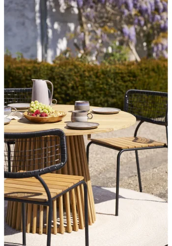 HOUSE NORDIC Lorca spisebord - Spisebord, teak, naturlig<br>120x75 cm