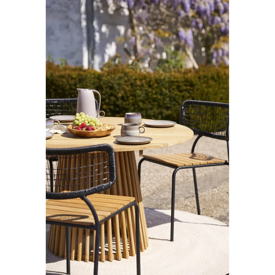 HOUSE NORDIC Lorca spisebord - Spisebord, teak, naturlig<br>120x75 cm