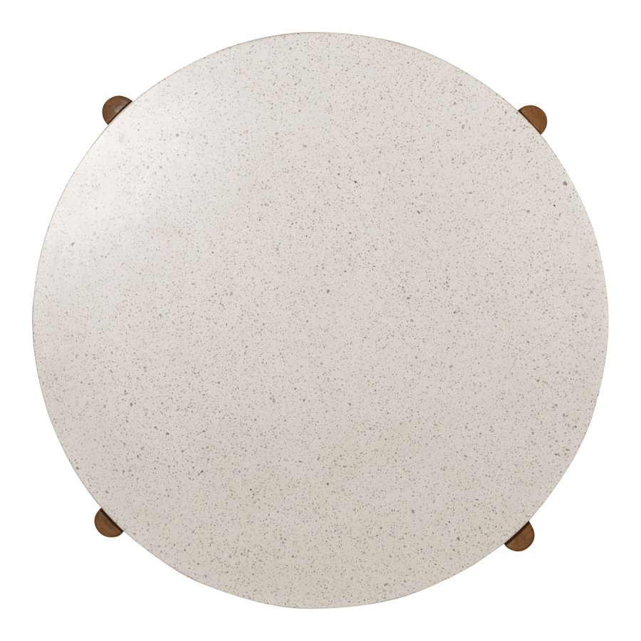 HOUSE NORDIC Terracina spisebord - Spisebord, akasie/terrazzo, naturlig, 120x76 cm