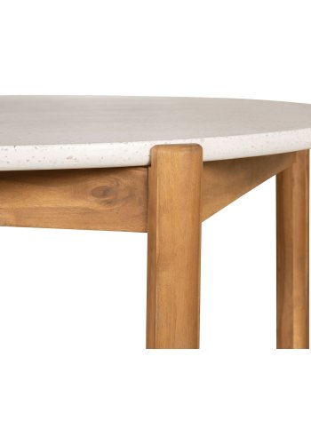 HOUSE NORDIC Terracina spisebord - Spisebord, akasie/terrazzo, naturlig, 120x76 cm