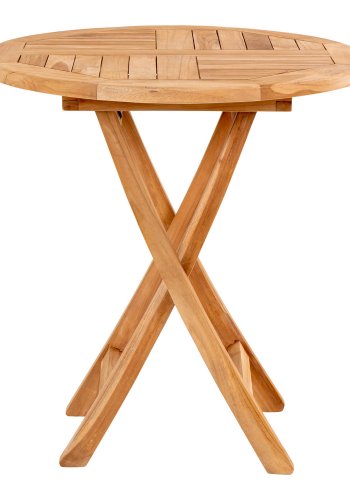 HOUSE NORDIC Oviedo hagebord, rundt - naturlig teak (70)