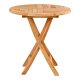 HOUSE NORDIC Oviedo hagebord, rundt - naturlig teak (70)