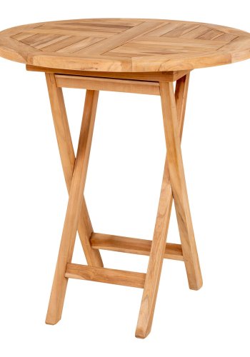 HOUSE NORDIC Oviedo hagebord, rundt - naturlig teak (70)
