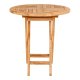 HOUSE NORDIC Oviedo hagebord, rundt - naturlig teak (70)