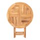 HOUSE NORDIC Oviedo hagebord, rundt - naturlig teak (70)
