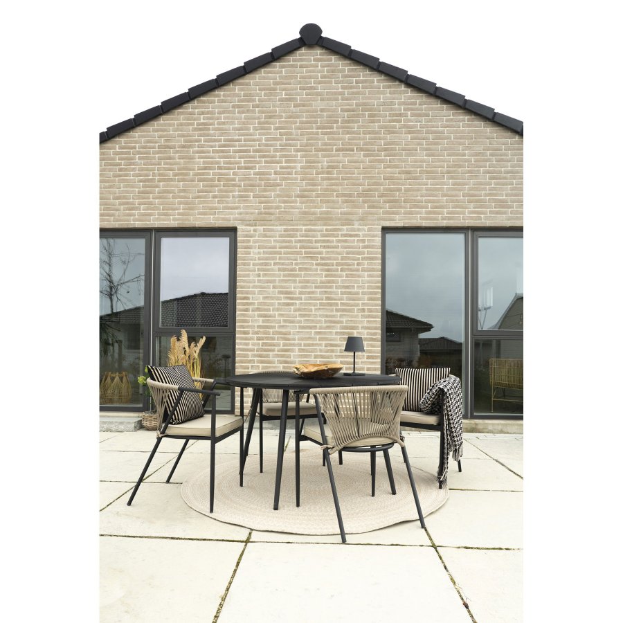 HOUSE NORDIC Atlanta spisebord - Spisebord i ikke-tre, svart, 120 cm