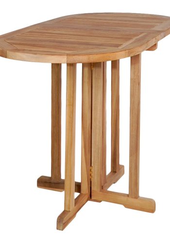 HOUSE NORDIC Huelva Balkontisch, klappbar - Teak natur (120x60)