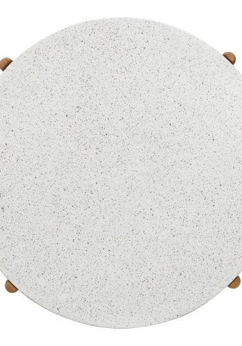 HOUSE NORDIC Terracina salongbord - Salongbord, akasie/terrazzo, naturlig<br>84,5x38,5 cm