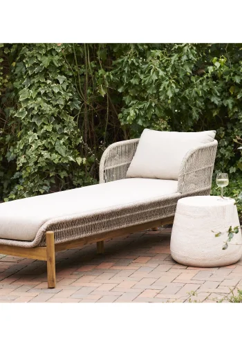 HOUSE NORDIC Bonn Sidebord - Sidebord, fiberleire, naturlig<br>47,5x41 cm