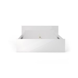 TVILUM Naia Sängram - Vit Högglans (160 x 200 cm)