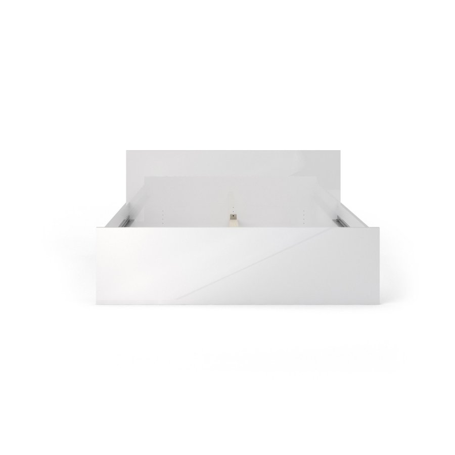 TVILUM Naia Bettgestell - Weiß Hochglanz (160x200) 