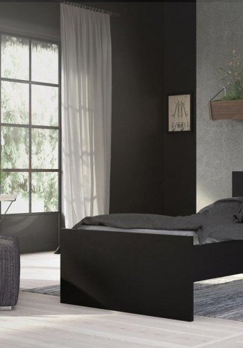TVILUM Naia Bettgestell - Mattschwarz (90x190)