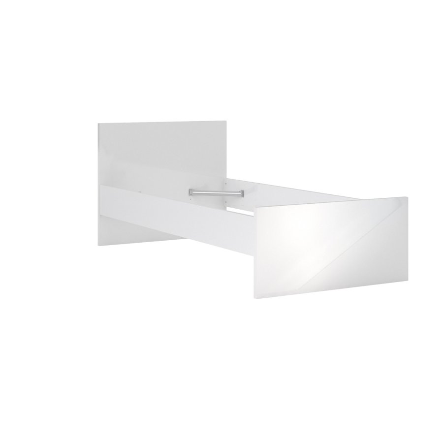 TVILUM Naia Bettgestell - Weiß Hochglanz (90x190) 