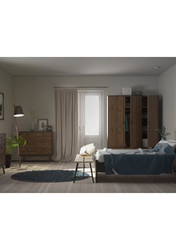 TVILUM Naia Bettgestell - Mattschwarz (140x190) 