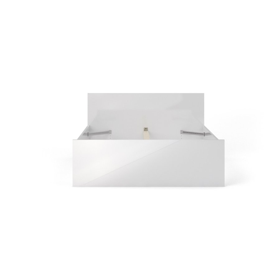 TVILUM Naia Bettgestell - Weiß Hochglanz (140x190) 