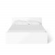 TVILUM Naia Bettgestell - Weiß Hochglanz (160x200)