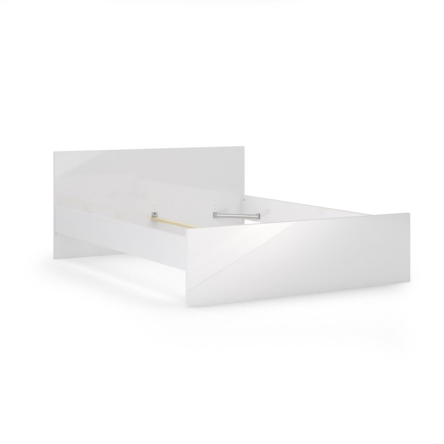 TVILUM Naia Bettgestell - Weiß Hochglanz (160x200)