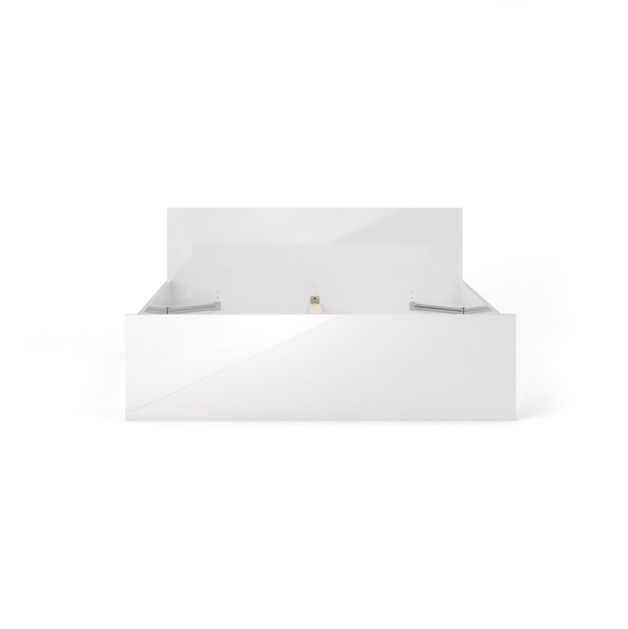 TVILUM Naia Bettgestell - Weiß Hochglanz (160x200)