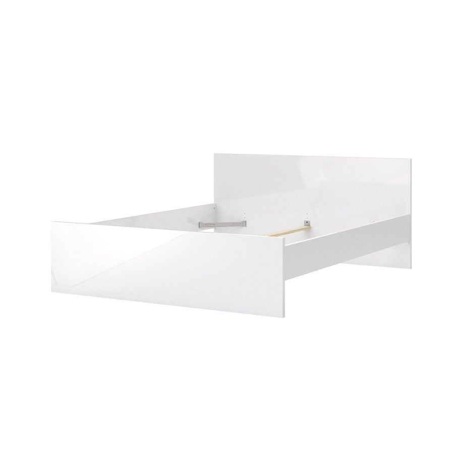 TVILUM Naia Bettgestell - Weiß Hochglanz (160x200)