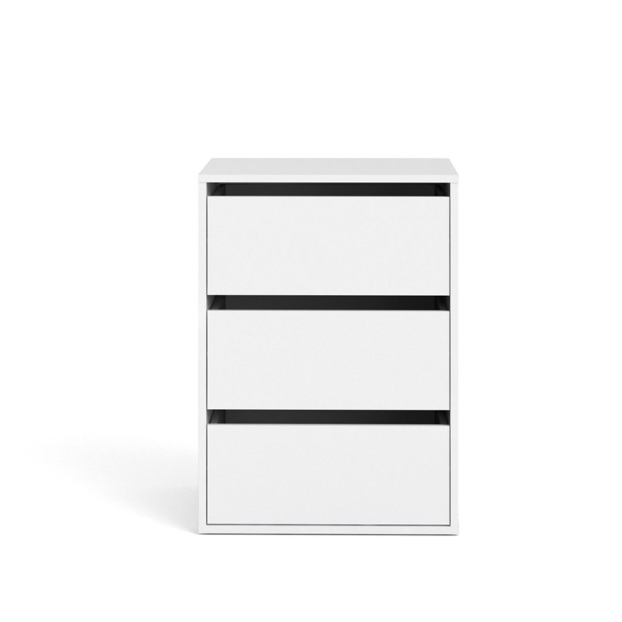 
TVILUM Verona/Firenze skuffesektion - hvid mdf, 3 skuffer
