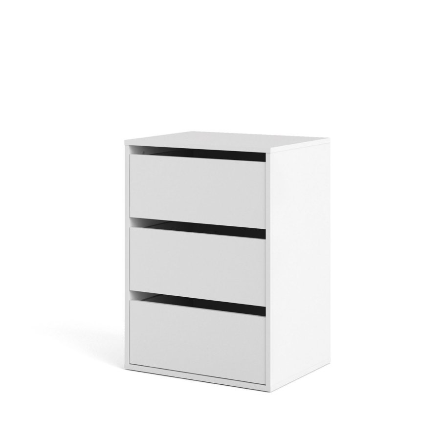 
TVILUM Verona/Firenze skuffesektion - hvid mdf, 3 skuffer
