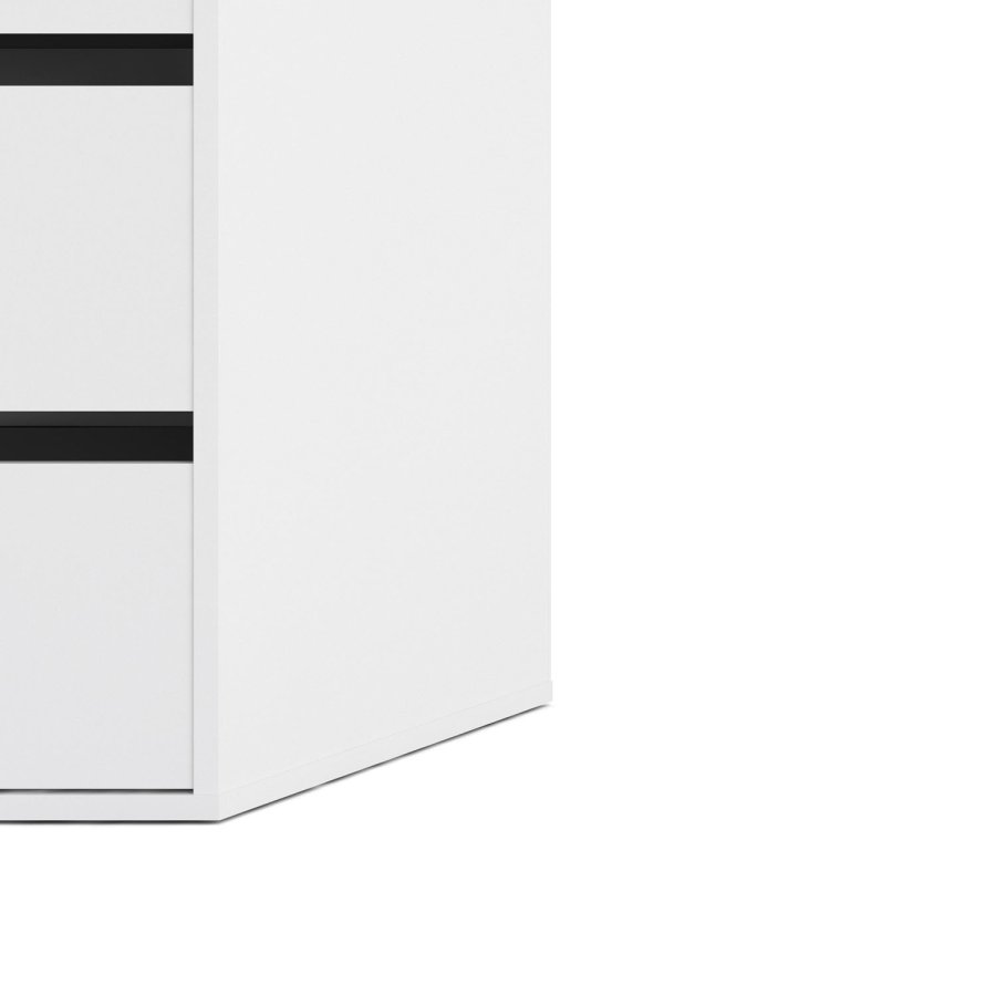 
TVILUM Verona/Firenze skuffesektion - hvid mdf, 3 skuffer
