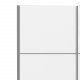 
TVILUM VERONA skydedørsskab - hvidt træ, 2 smalle skydedøre
