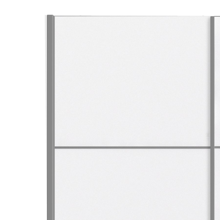 
TVILUM VERONA skydedørsskab - hvidt træ, 2 smalle skydedøre
