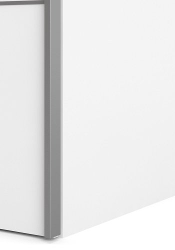 
TVILUM Verona skydedørsskab - hvidt træ (2 skydedøre)
