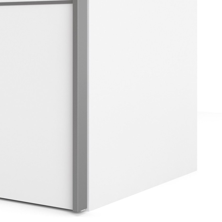 
TVILUM Verona skydedørsskab - hvidt træ (2 skydedøre)
