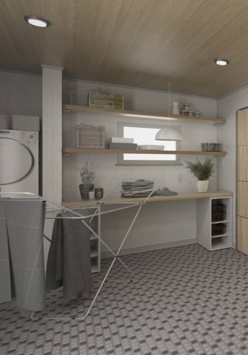 
TVILUM Verona skydedørsskab - hvid, natur træ, 2 skydedøre
